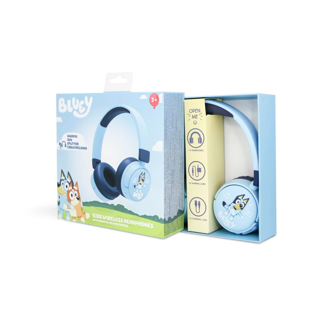 OTL Technologies Bluey Kids Wireless Headphones Blue OTL Technologies Bluey Kids Wireless Headphones Blue