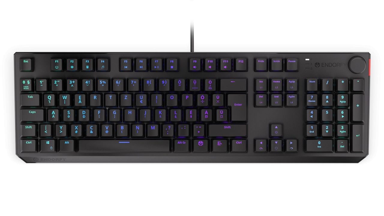 Endorfy Thock Kailh Red Switch RGB Gaming Mechanical Keyboard HU Endorfy Thock Kailh Red Switch RGB Gaming Mechanical Keyboard HU