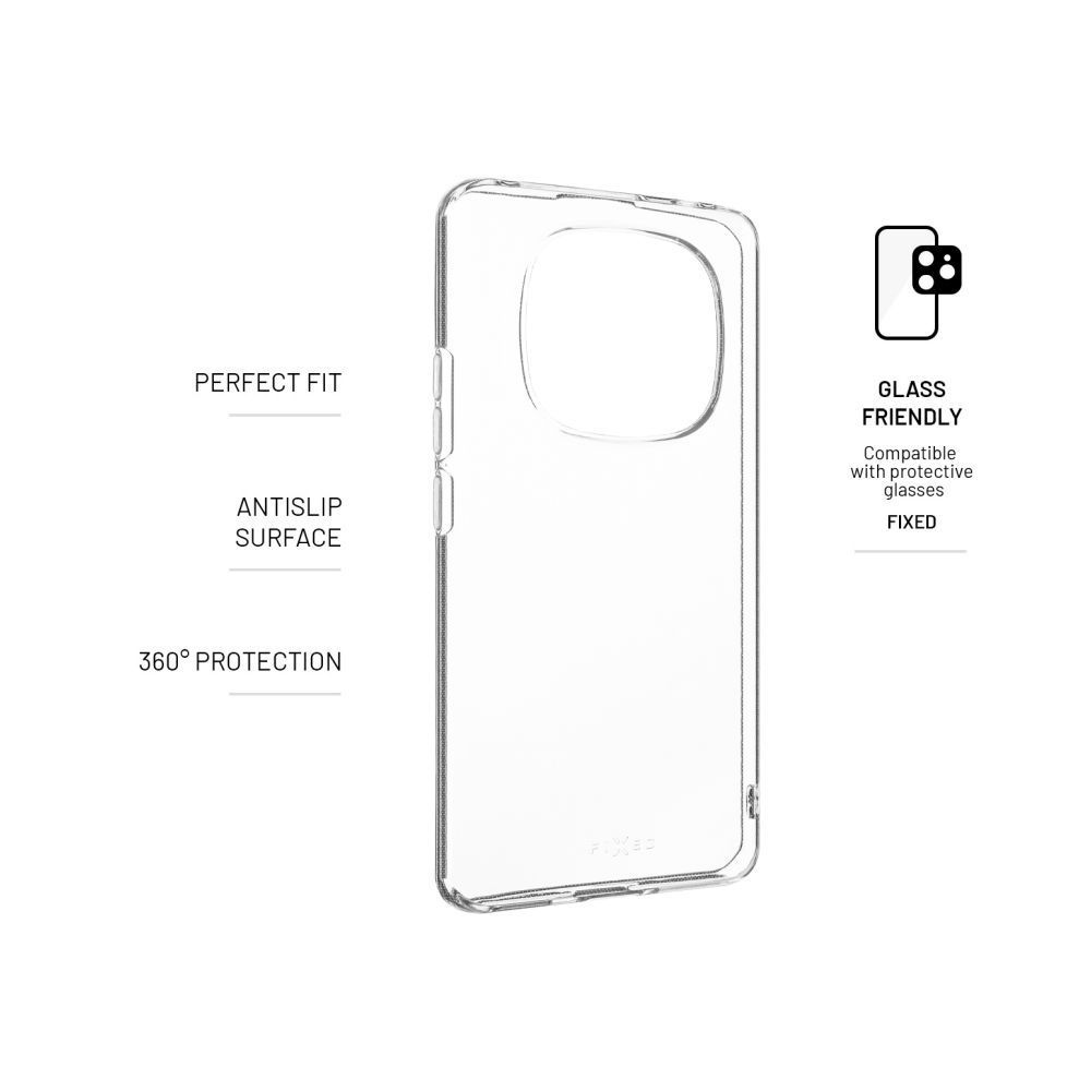 FIXED Ultravékony TPU telefontok Xiaomi Redmi Note 14 Pro+ 5G, átlátszó FIXED Ultravékony TPU telefontok Xiaomi Redmi Note 14 Pro+ 5G, átlátszó
