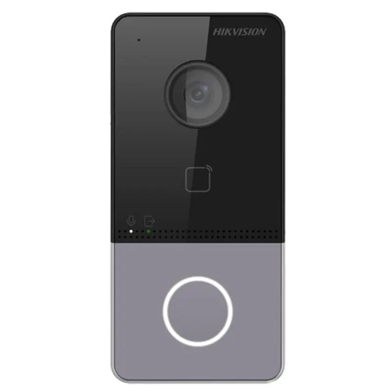 Hikvision Egylakásos IP video-kaputelefon kültéri egység; kártyaolvasóval; IR-megvilágítás; PoE Hikvision Egylakásos IP video-kaputelefon kültéri egység; kártyaolvasóval; IR-megvilágítás; PoE