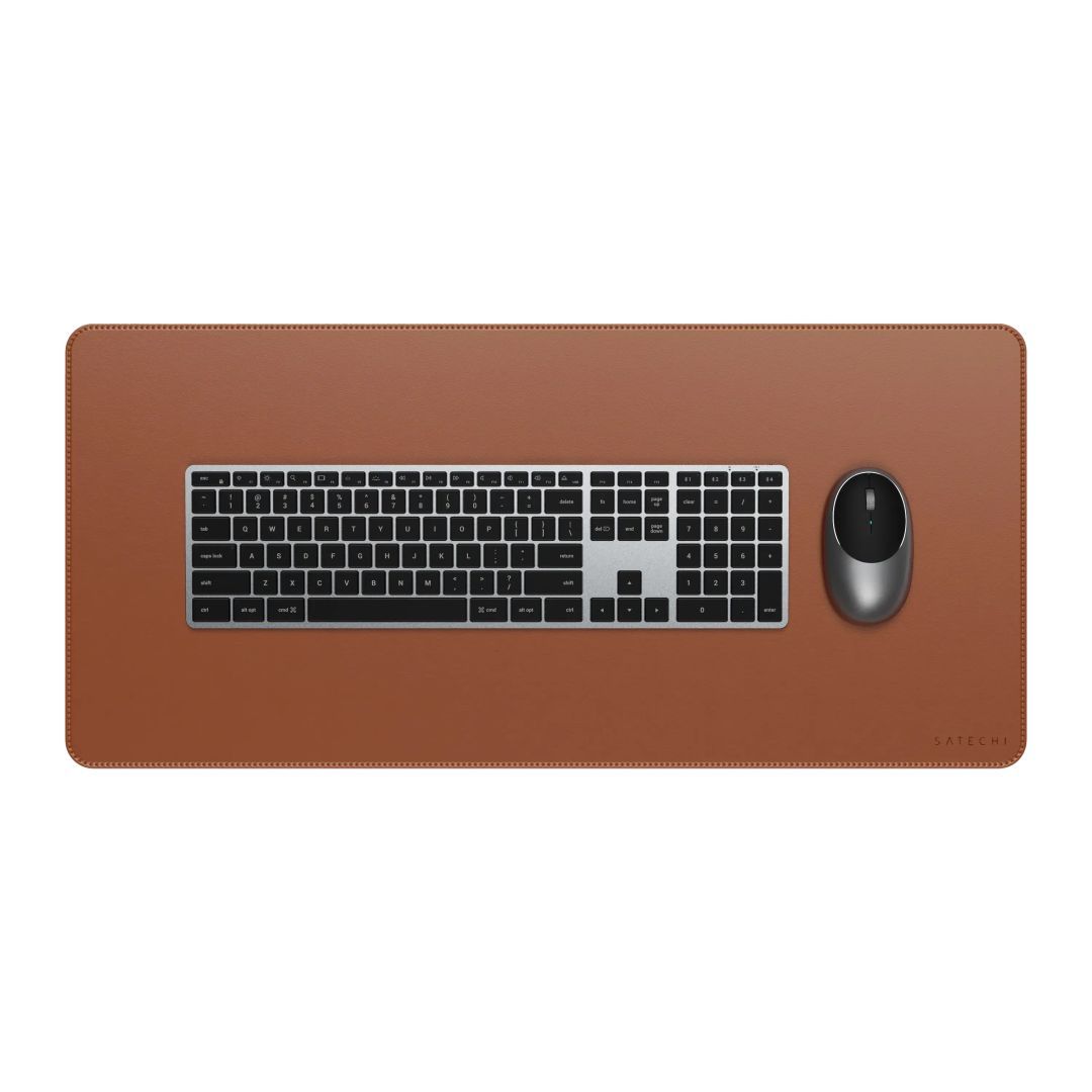 Satechi Vegan-Leather Premium Desk Mat Brown Satechi Vegan-Leather Premium Desk Mat Brown