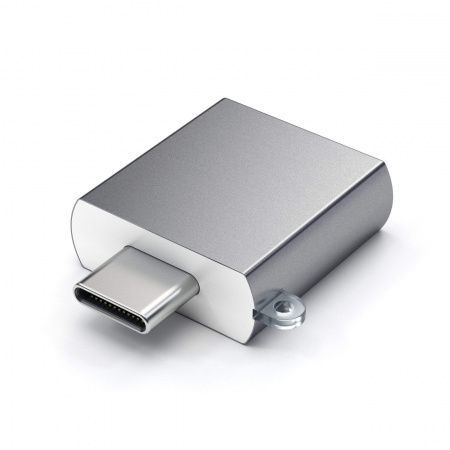 Satechi USB-C to USB-A 3.0 Adapter Aluminum Space Gray Satechi USB-C to USB-A 3.0 Adapter Aluminum Space Gray