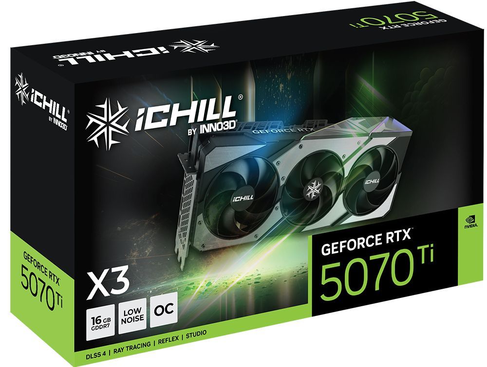 Inno3D GeForce RTX5070 Ti 16GB GDDR7 iChill X3 Inno3D GeForce RTX5070 Ti 16GB GDDR7 iChill X3