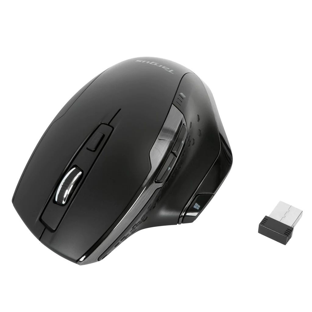 Targus Antimicrobial Ergo Wireless Mouse Black Targus Antimicrobial Ergo Wireless Mouse Black