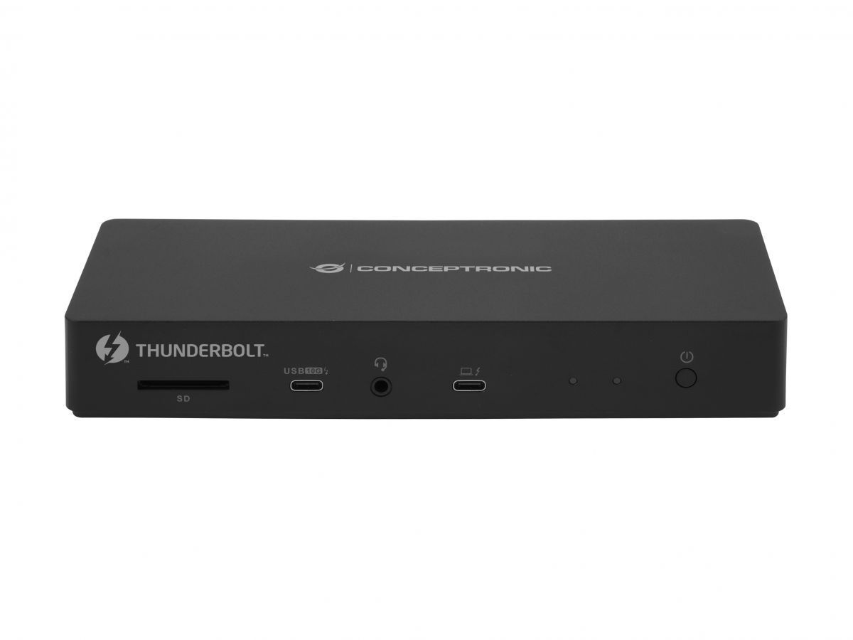 Conceptronic DONN30B 13-in-1 Thunderbolt 4 Docking Station Conceptronic DONN30B 13-in-1 Thunderbolt 4 Docking Station