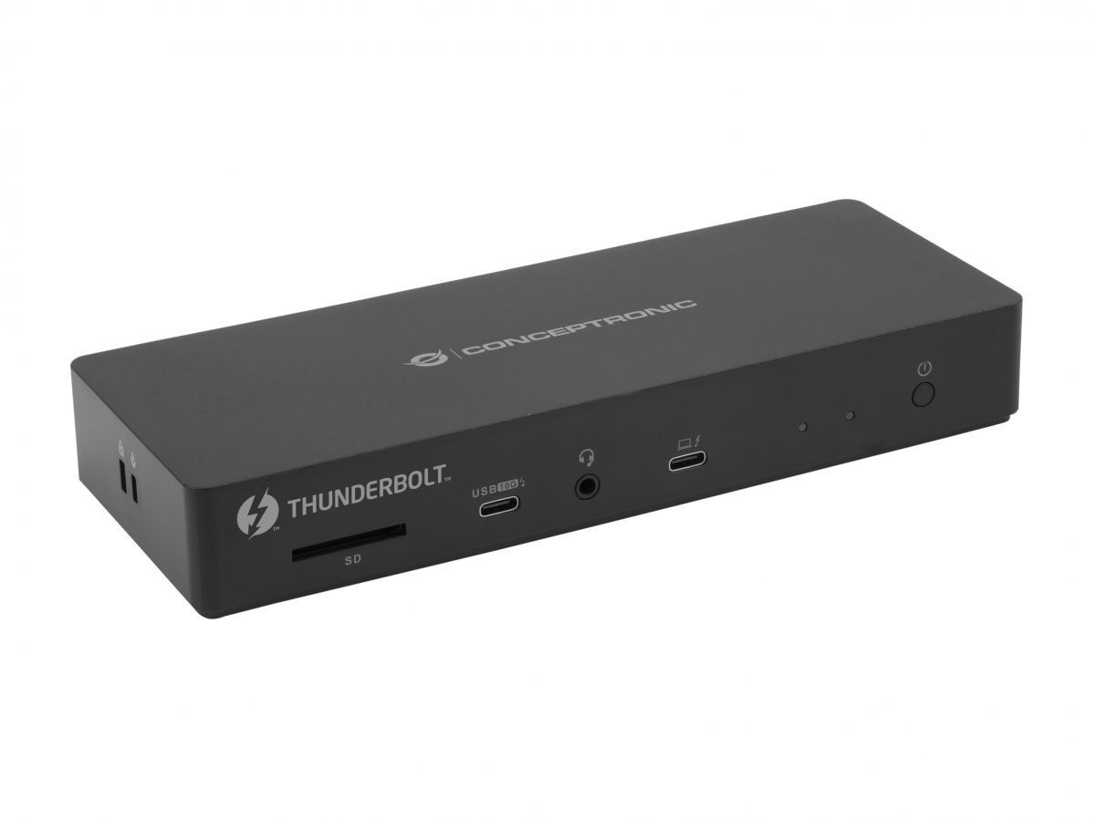 Conceptronic DONN30B 13-in-1 Thunderbolt 4 Docking Station Conceptronic DONN30B 13-in-1 Thunderbolt 4 Docking Station