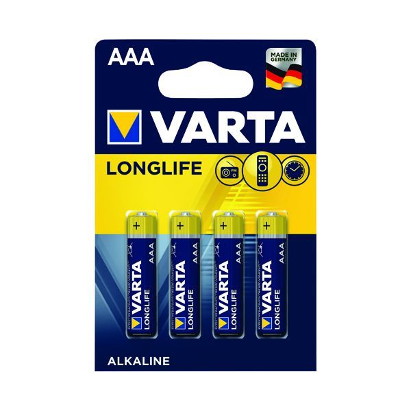 Varta AAA Alkáli Elem 4db/csomag Varta AAA Alkáli Elem 4db/csomag