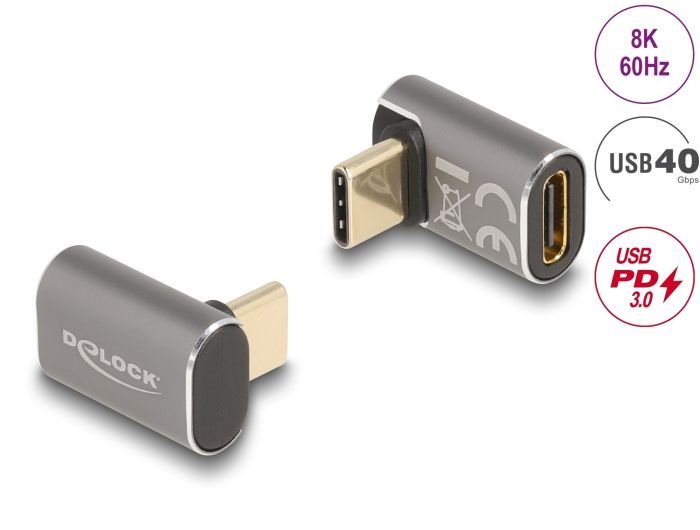 DeLock USB Type-C adapter Grey DeLock USB Type-C adapter Grey