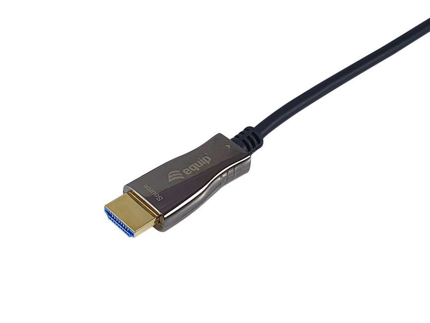 EQuip HDMI 2.0 Active Optical Cable AM/AM 10m 4K/60Hz Black EQuip HDMI 2.0 Active Optical Cable AM/AM 10m 4K/60Hz Black