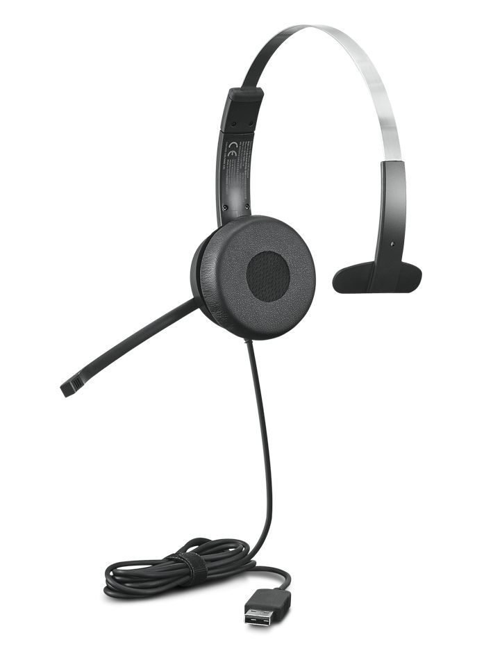 Lenovo 100 Mono USB Headset Black Lenovo 100 Mono USB Headset Black