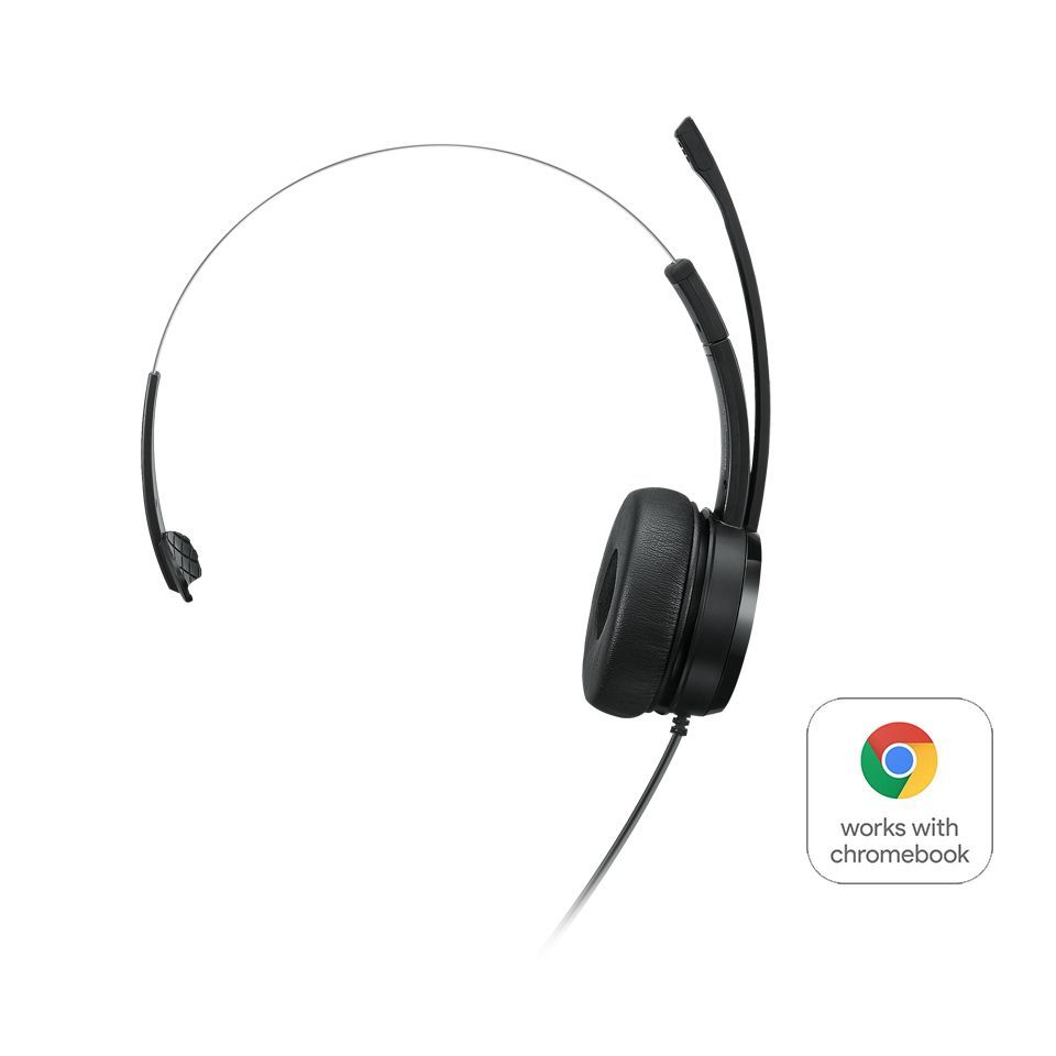 Lenovo 100 Mono USB Headset Black Lenovo 100 Mono USB Headset Black