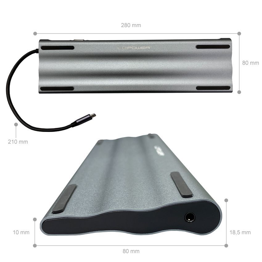 LC Power LC-HUB-C-MULTI-8 USB hub LC Power LC-HUB-C-MULTI-8 USB hub