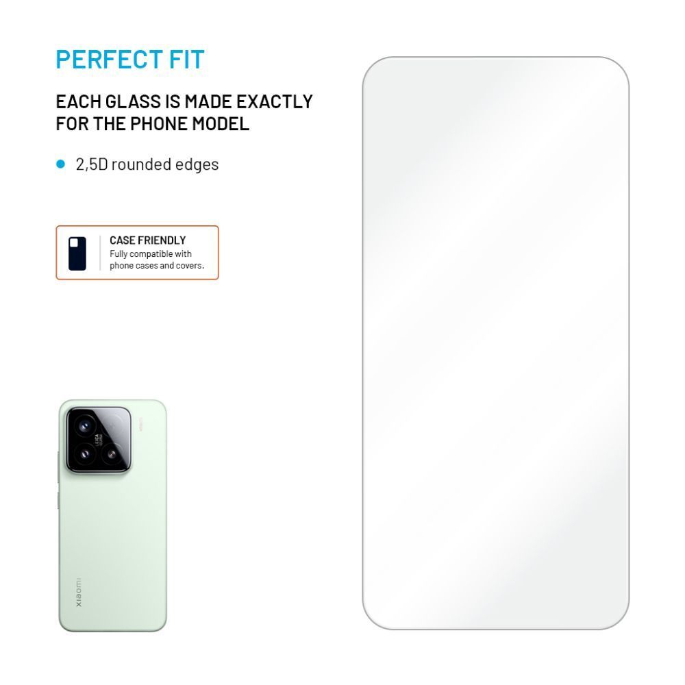 FIXED 2,5D edzett üveg Xiaomi 15T telefonhoz