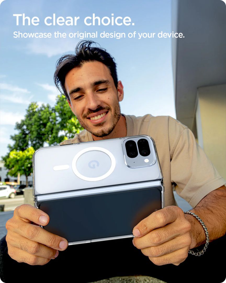 Spigen Ultra Hybrid MagSafe for Google Pixel 10 Pro Fold Clear White