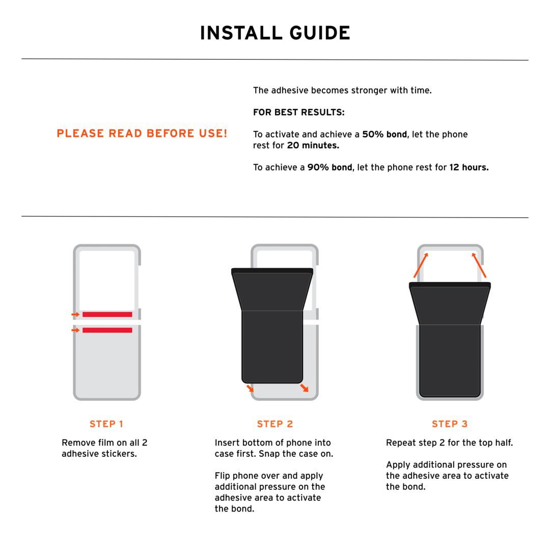 UAG Mouve case with Magnet for Samsung Galaxy Z Flip 7 Ash