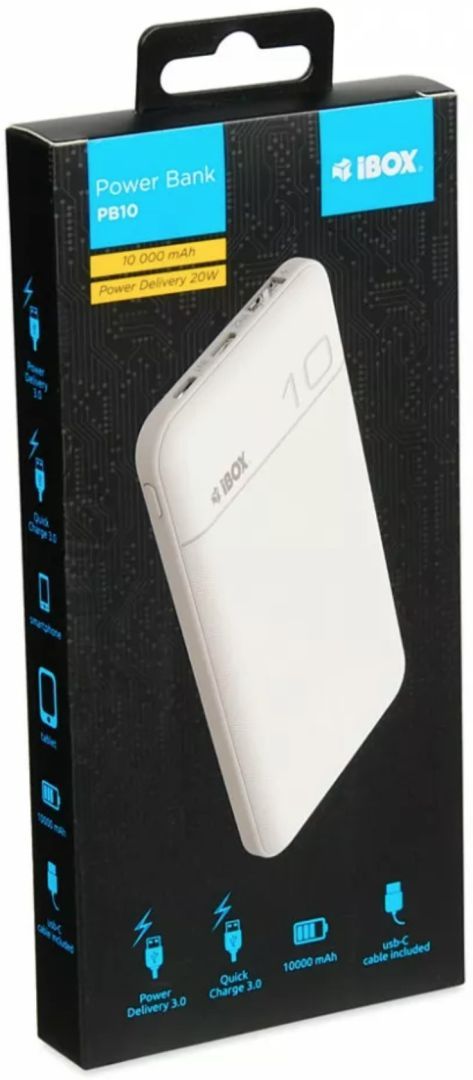 iBox 10000mAh PowerBank White iBox 10000mAh PowerBank White