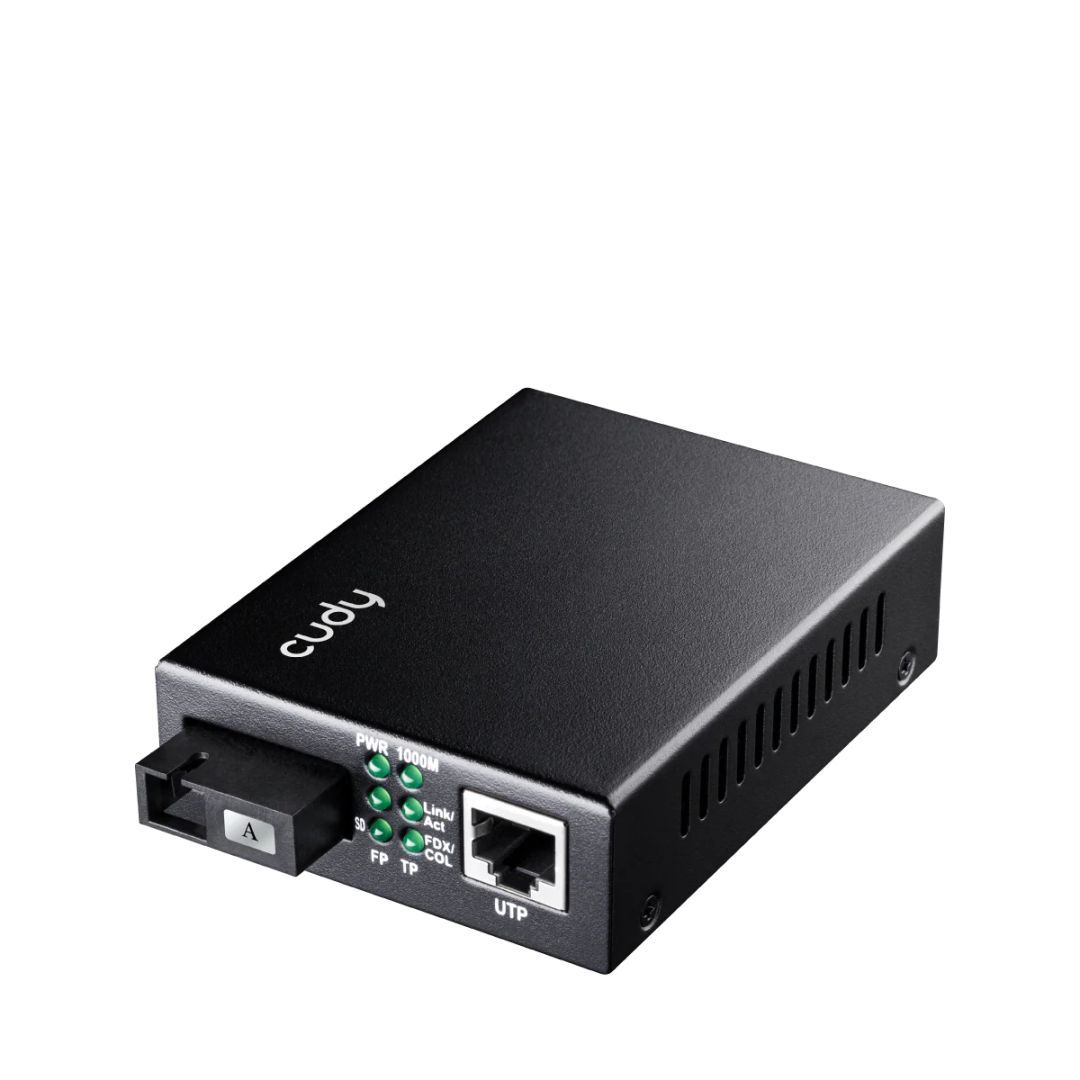 Cudy MC100GSB-60A Gigabit Ethernet Media Converter WDM BiDi Cudy MC100GSB-60A Gigabit Ethernet Media Converter WDM BiDi