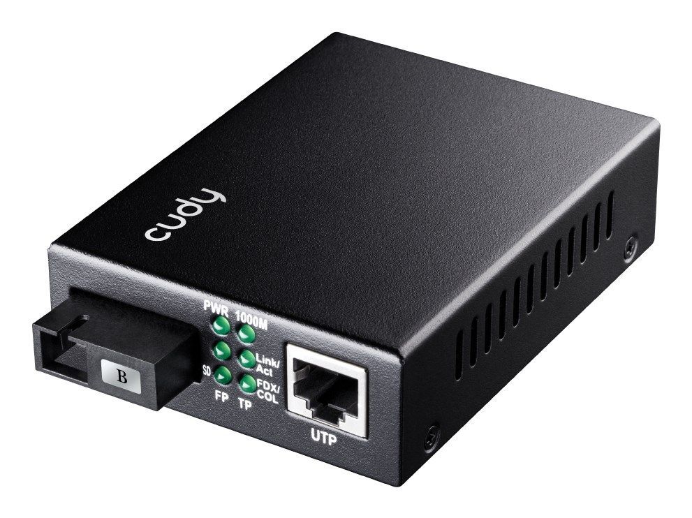 Cudy MC100GSB-60B Gigabit Ethernet Media Converter WDM BiDi Cudy MC100GSB-60B Gigabit Ethernet Media Converter WDM BiDi