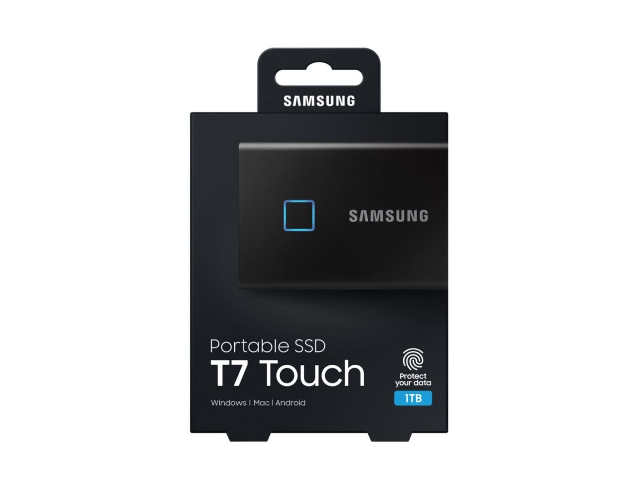 Samsung 1TB USB3.2/USB Type-C T7 Touch Black Samsung 1TB USB3.2/USB Type-C T7 Touch Black