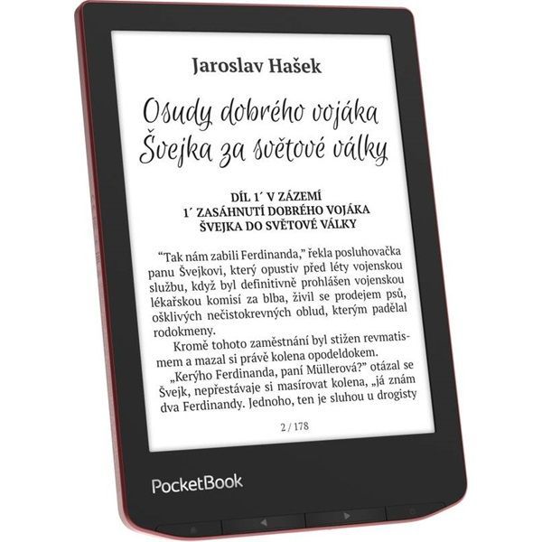 PocketBook 634 Verse Pro 6" E-book olvasó 16GB Passion Red