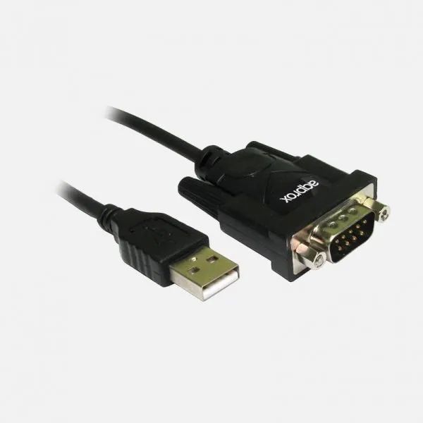 Approx APPC27 USB to serial adapter 0,75m Black Approx APPC27 USB to serial adapter 0,75m Black