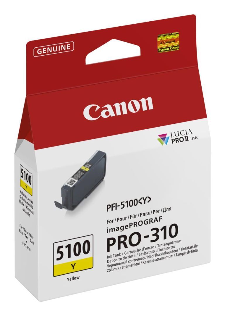 Canon PFI-5100 Yellow tintapatron Canon PFI-5100 Yellow tintapatron