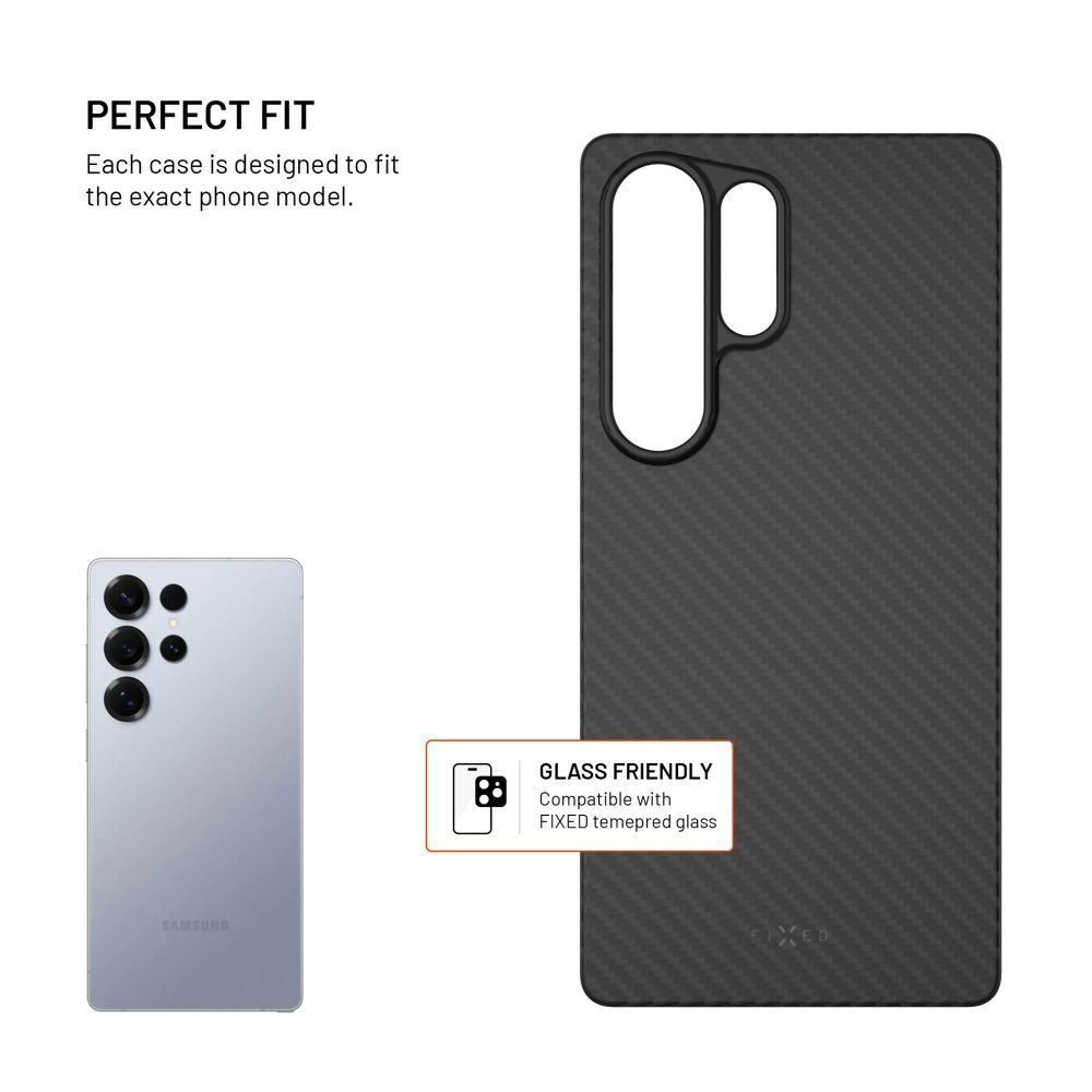 FIXED MagVelar Samsung Galaxy S25 Ultra készülékhez, fekete FIXED MagVelar Samsung Galaxy S25 Ultra készülékhez, fekete