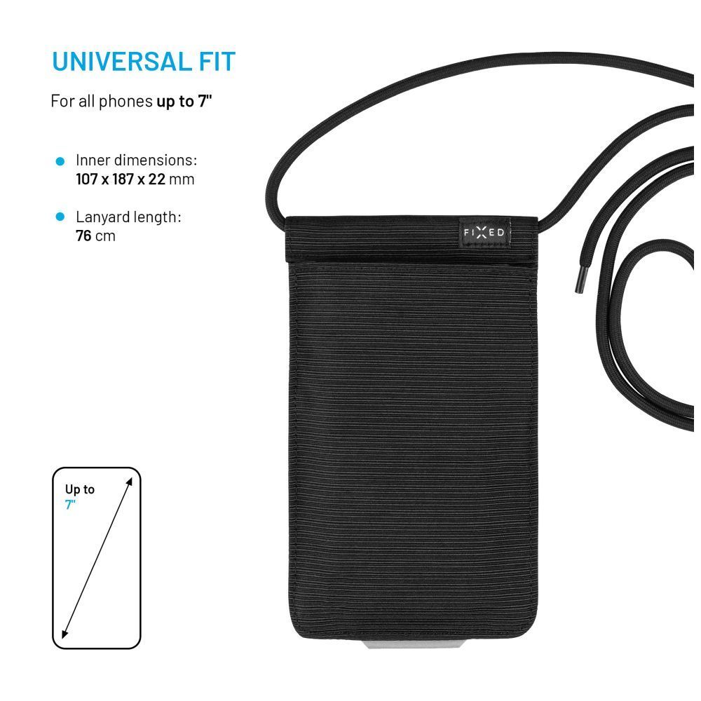 FIXED univerzális szövettok, fekete FIXED univerzális szövettok, fekete