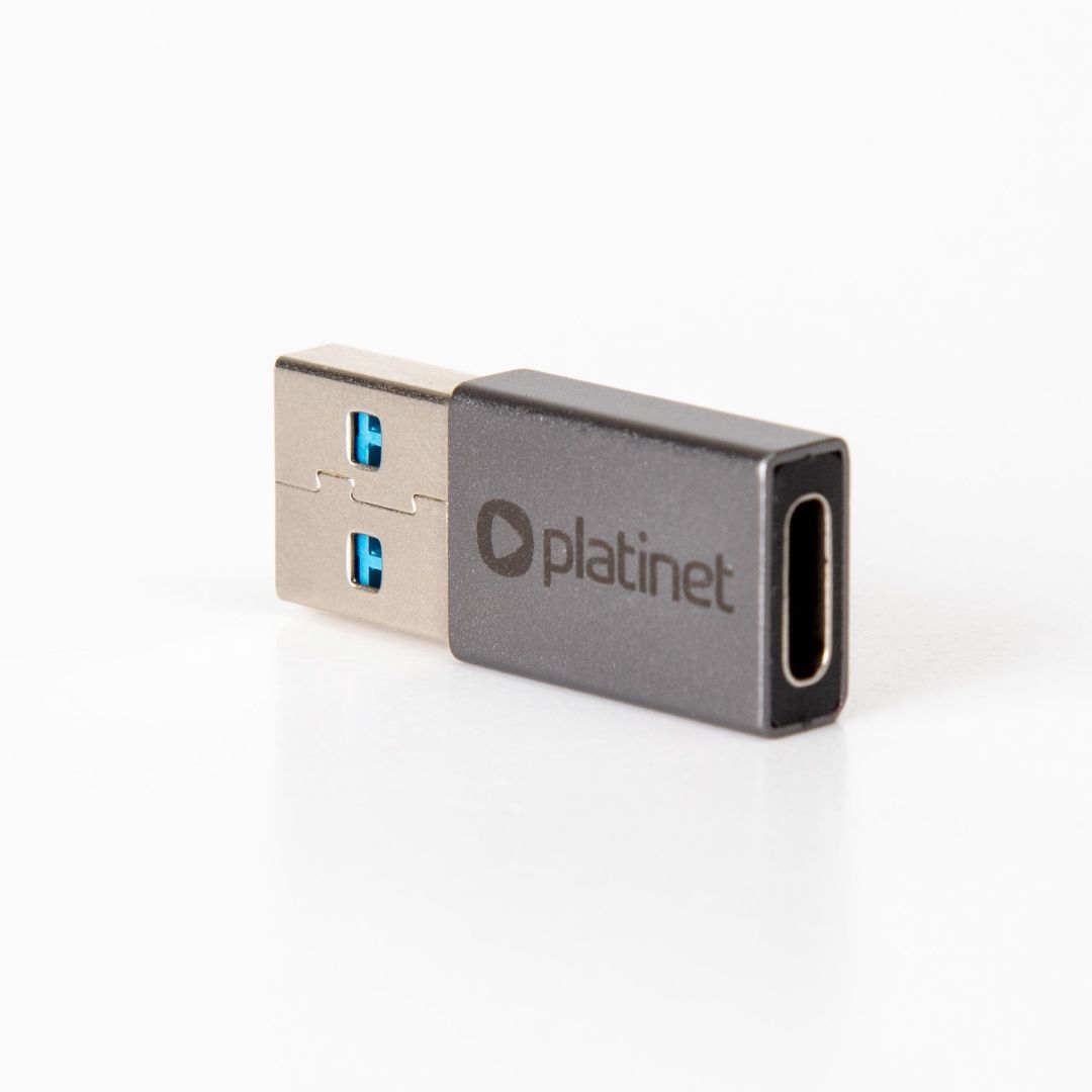 Platinet USB-A to USB-C Gen 1 Media Adapter Grey Platinet USB-A to USB-C Gen 1 Media Adapter Grey