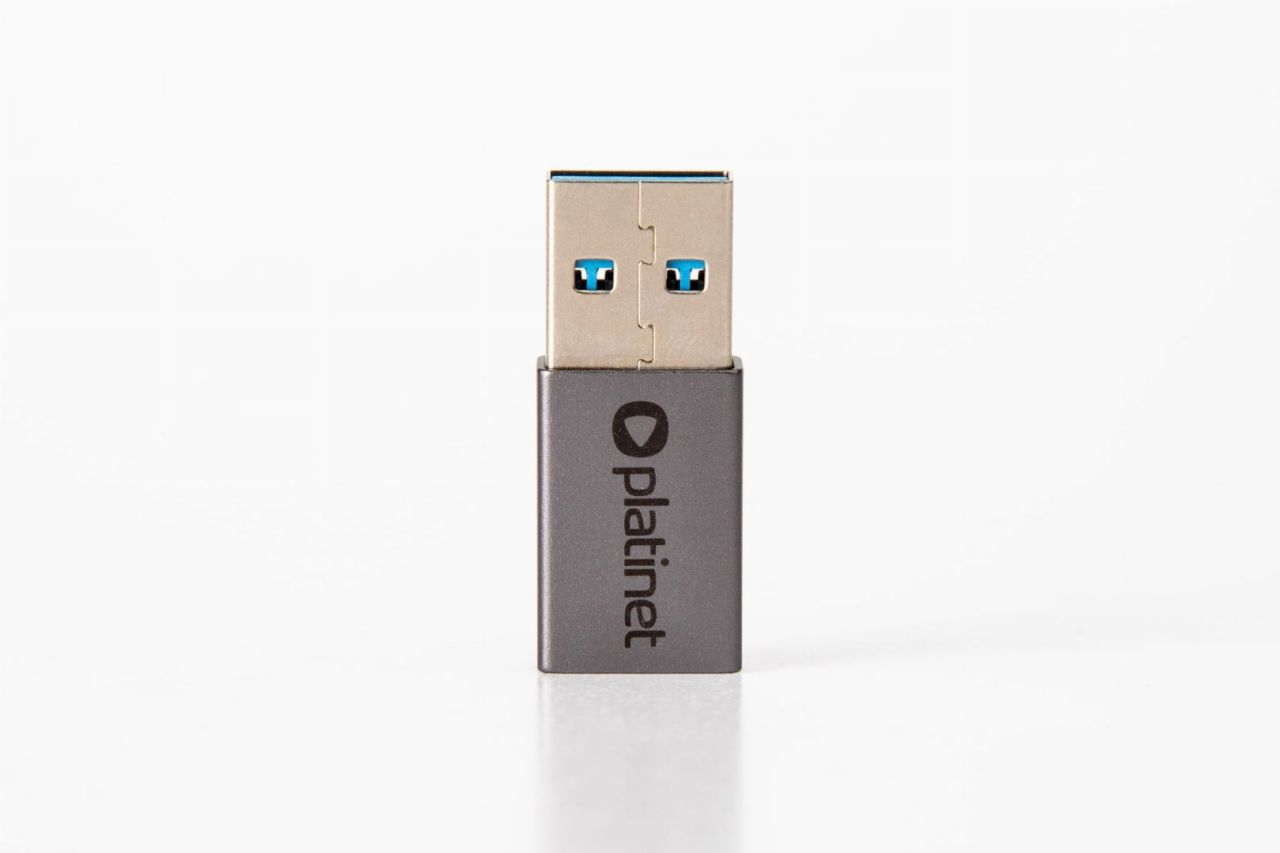 Platinet USB-A to USB-C Gen 1 Media Adapter Grey Platinet USB-A to USB-C Gen 1 Media Adapter Grey