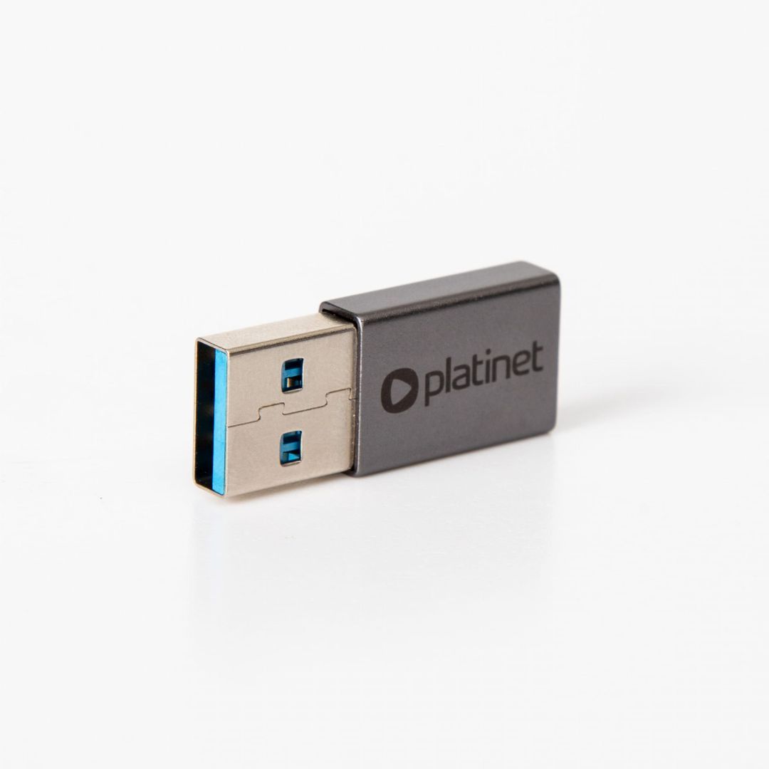 Platinet USB-A to USB-C Gen 1 Media Adapter Grey Platinet USB-A to USB-C Gen 1 Media Adapter Grey