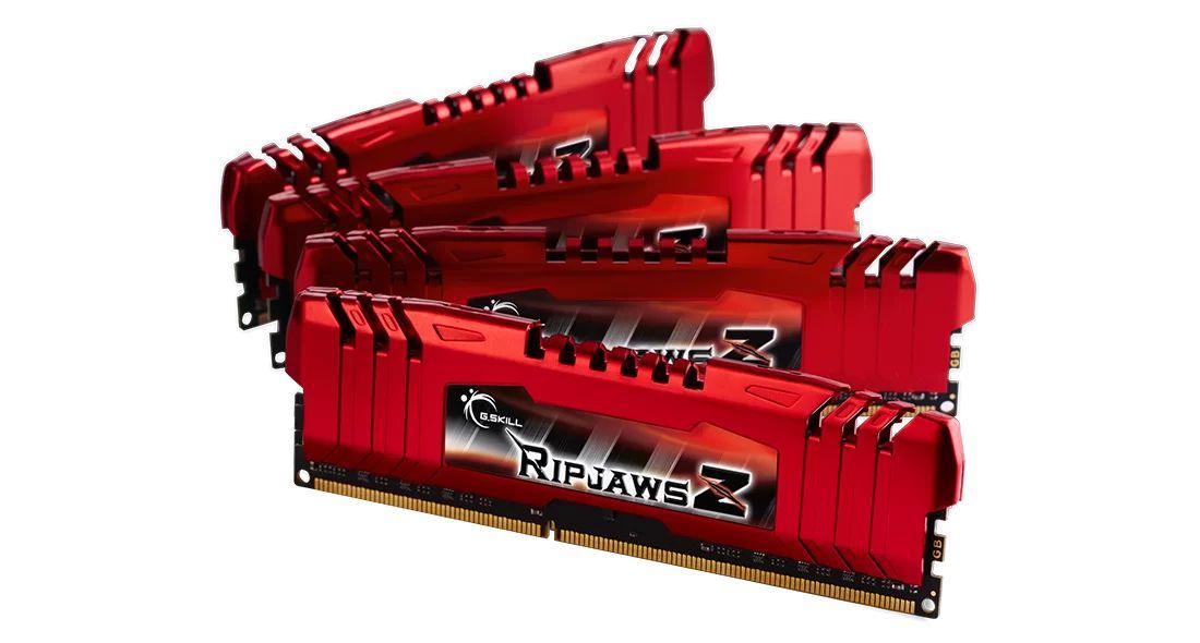 G.SKILL 32GB DDR3 1600MHz Kit(4x8GB) RipjawsZ Red G.SKILL 32GB DDR3 1600MHz Kit(4x8GB) RipjawsZ Red