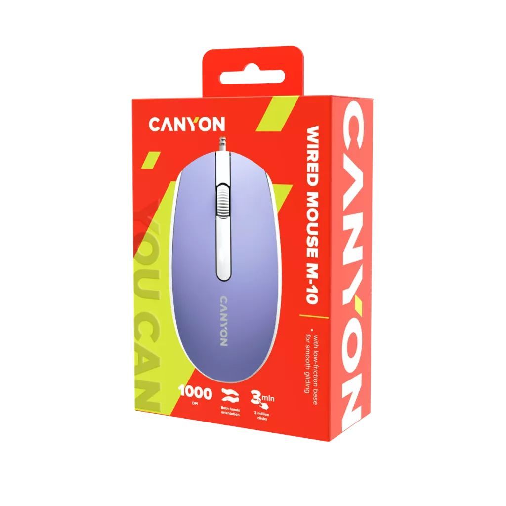 Canyon CNE-CMS10ML wired mouse Mountain Lavender Canyon CNE-CMS10ML wired mouse Mountain Lavender
