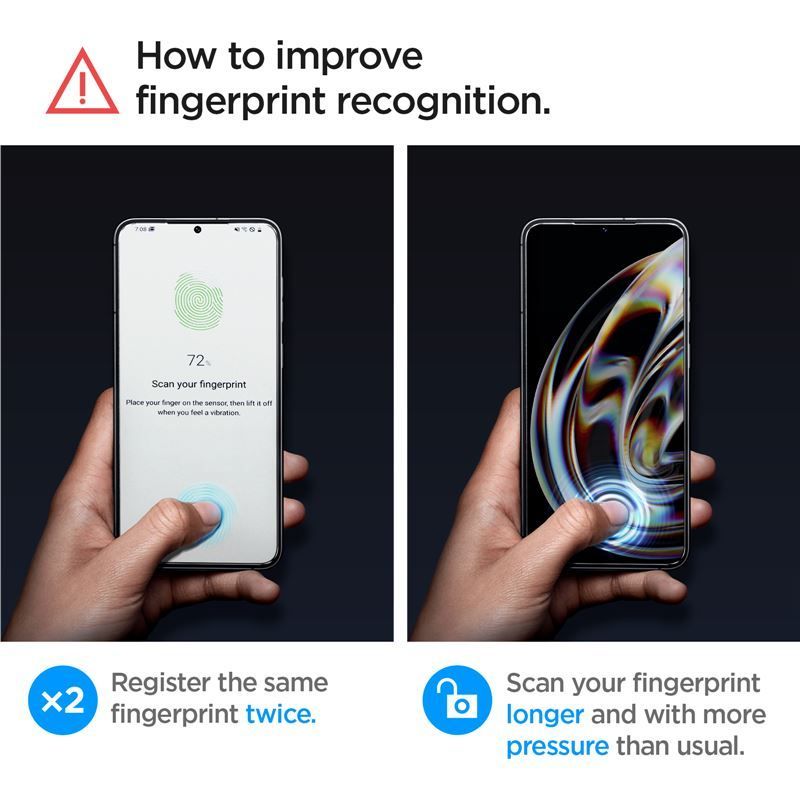 Spigen Glass EZ Fit 2 Pack - Samsung Galaxy S23+ Spigen Glass EZ Fit 2 Pack - Samsung Galaxy S23+