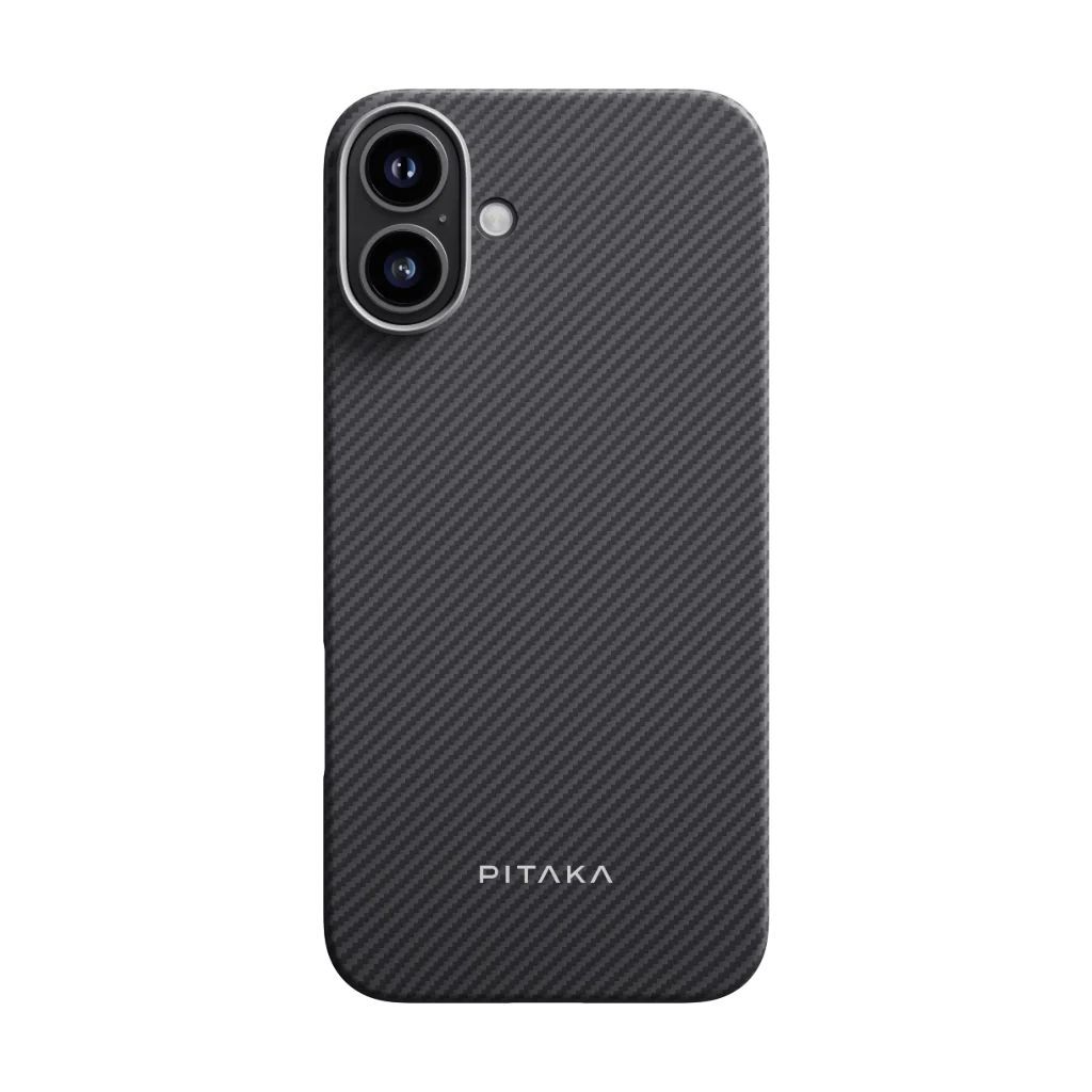 Pitaka Ultra-Slim Case for iPhone 16 Plus Black/Grey Twill Pitaka Ultra-Slim Case for iPhone 16 Plus Black/Grey Twill