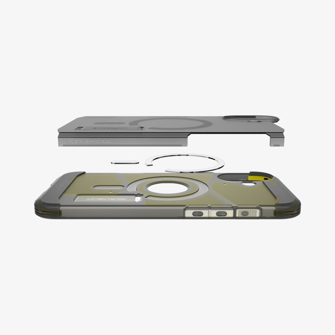 Spigen Tough Armor MagSafe iPhone 16 Frost Black Spigen Tough Armor MagSafe iPhone 16 Frost Black