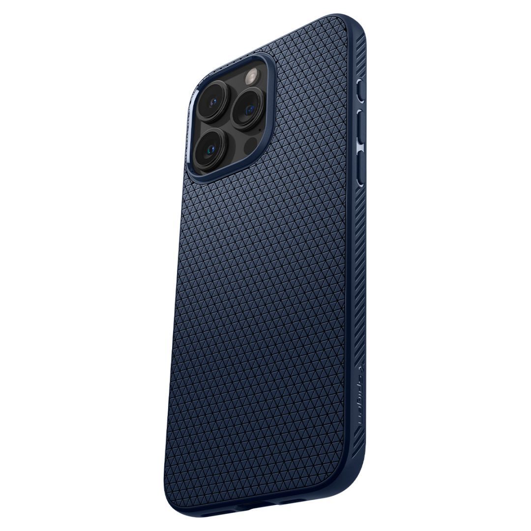 Spigen iPhone 15 Pro Case Liquid Air Navy Blue Spigen iPhone 15 Pro Case Liquid Air Navy Blue