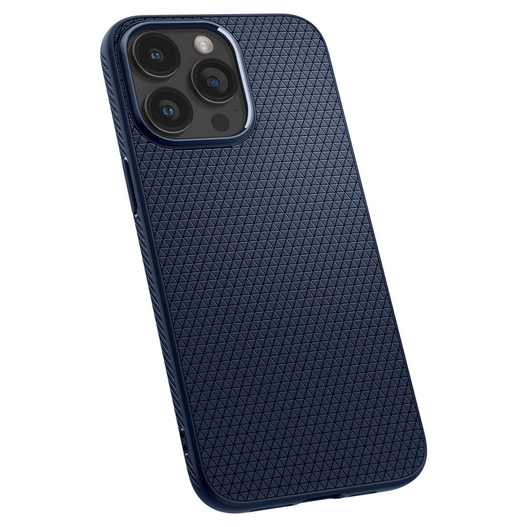 Spigen iPhone 15 Pro Case Liquid Air Navy Blue Spigen iPhone 15 Pro Case Liquid Air Navy Blue