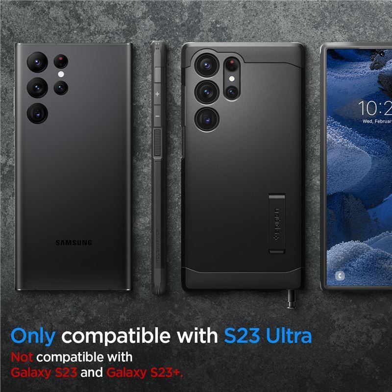 Spigen Tough Armor, black - Samsung Galaxy S23 Ultra Spigen Tough Armor, black - Samsung Galaxy S23 Ultra