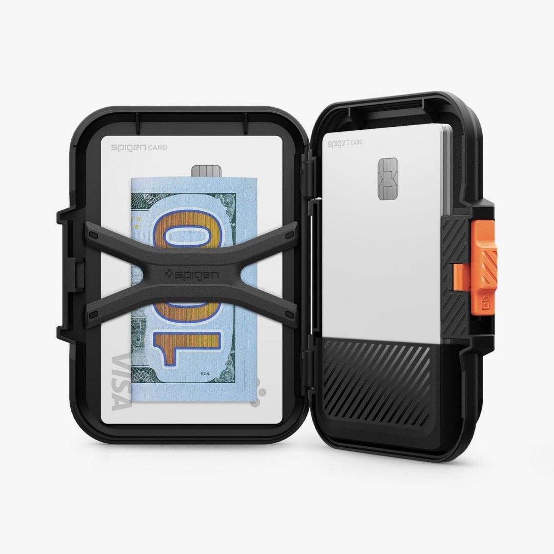 Spigen iPhone Lock Fit Wallet with MagSafe Black