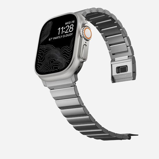 Nomad Titanium Band Apple Watch 49mm/46mm/45mm/44mm/42mm Natural Nomad Titanium Band Apple Watch 49mm/46mm/45mm/44mm/42mm Natural