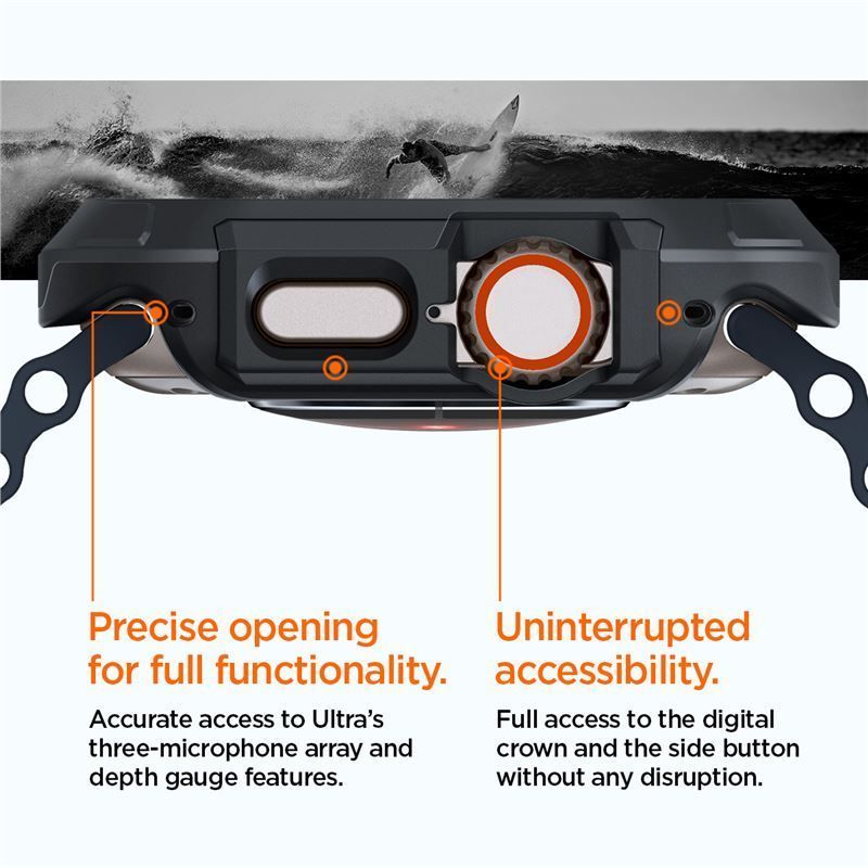 Spigen Lock Fit Apple Watch Ultra 2/Ultra 49mm Black Spigen Lock Fit Apple Watch Ultra 2/Ultra 49mm Black