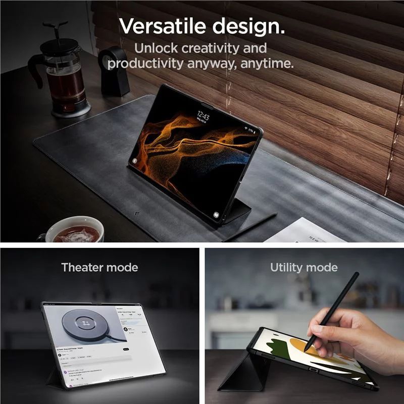 Spigen Rugged Armor Pro Samsung Galaxy Tab S9 Ultra/Tab S8 Ultra Black Spigen Rugged Armor Pro Samsung Galaxy Tab S9 Ultra/Tab S8 Ultra Black