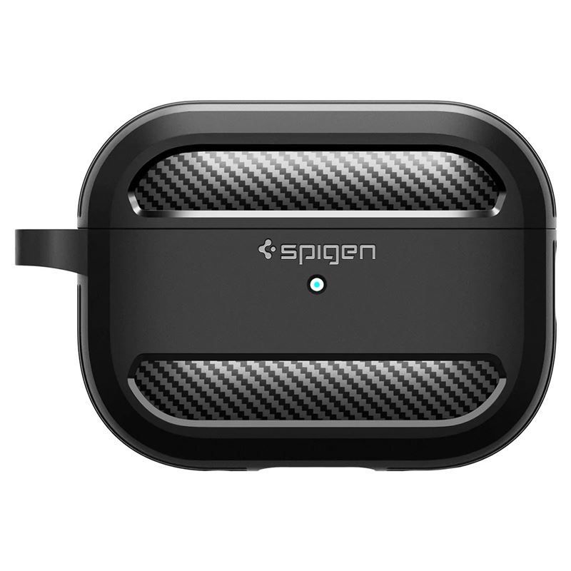 Spigen Rugged Armor, black - AirPods Pro 2 Spigen Rugged Armor, black - AirPods Pro 2