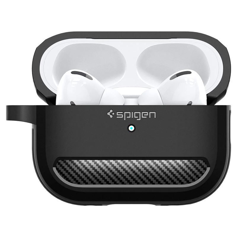 Spigen Rugged Armor, black - AirPods Pro 2 Spigen Rugged Armor, black - AirPods Pro 2