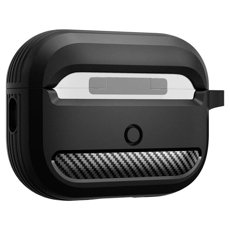 Spigen Rugged Armor, black - AirPods Pro 2 Spigen Rugged Armor, black - AirPods Pro 2