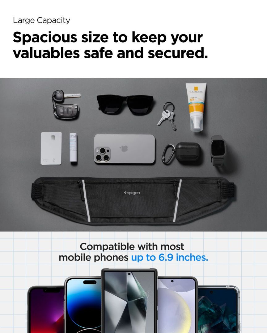 Spigen Dynamic Shield Waist Bag A710 Black