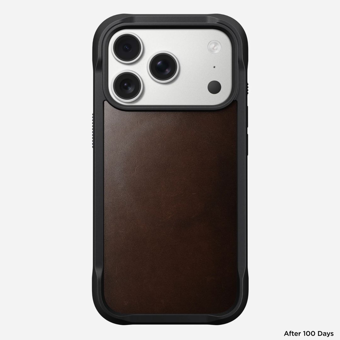 Nomad Rugged Leather (Horween) Case for iPhone 17 Pro Rustic Brown Nomad Rugged Leather (Horween) Case for iPhone 17 Pro Rustic Brown