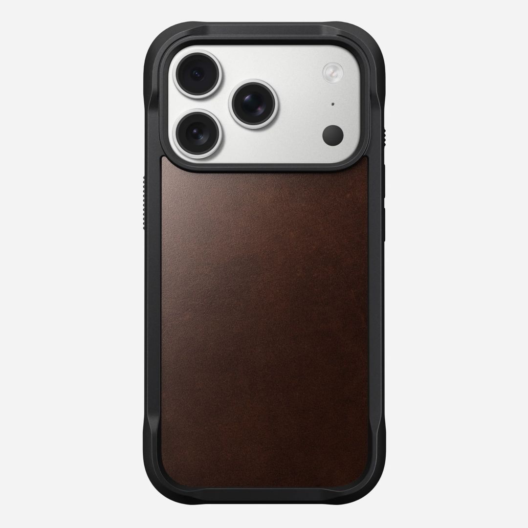 Nomad Rugged Leather (Horween) Case for iPhone 17 Pro Rustic Brown Nomad Rugged Leather (Horween) Case for iPhone 17 Pro Rustic Brown