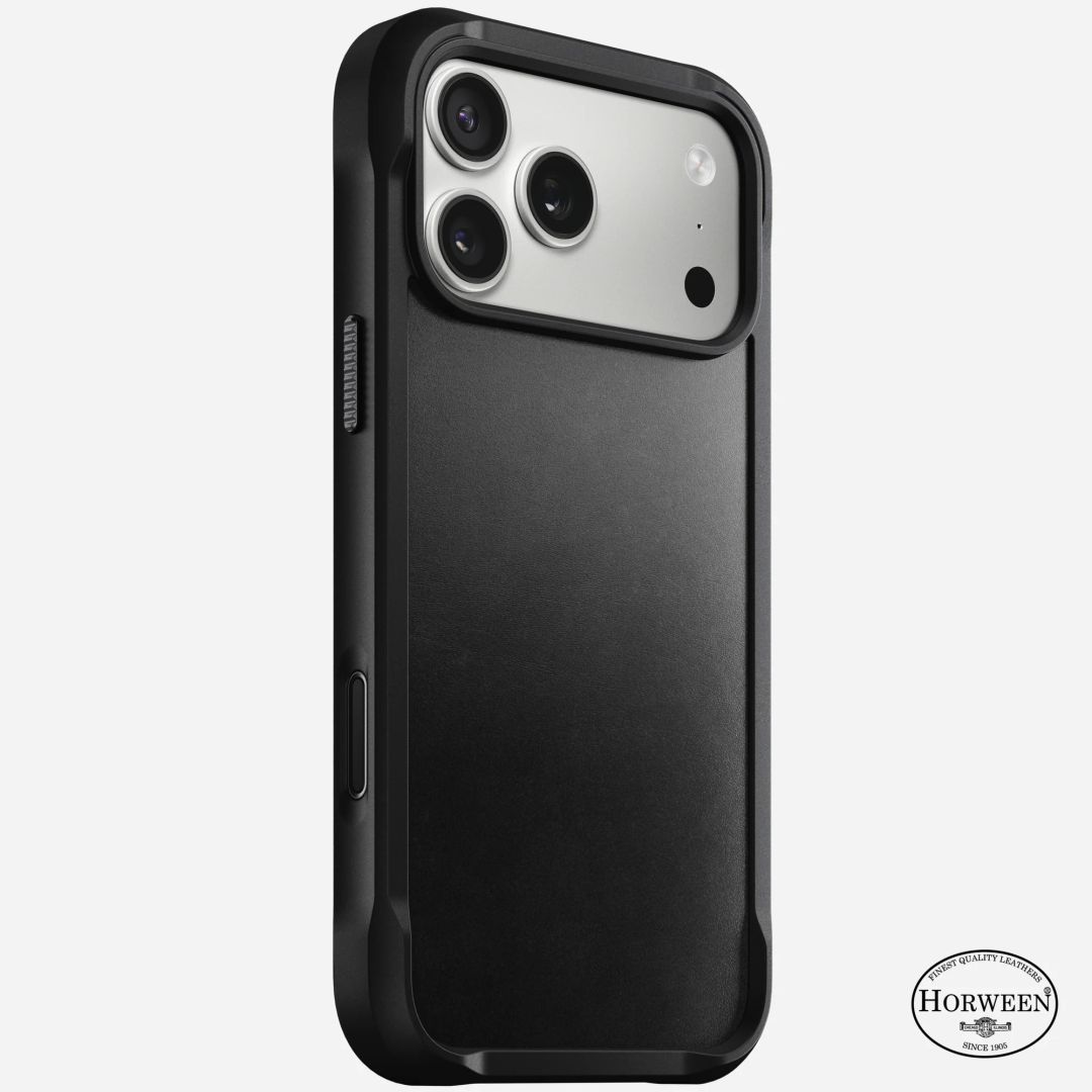 Nomad Rugged Leather (Horweeen) Case for iPhone 17 Pro Max Black Nomad Rugged Leather (Horweeen) Case for iPhone 17 Pro Max Black